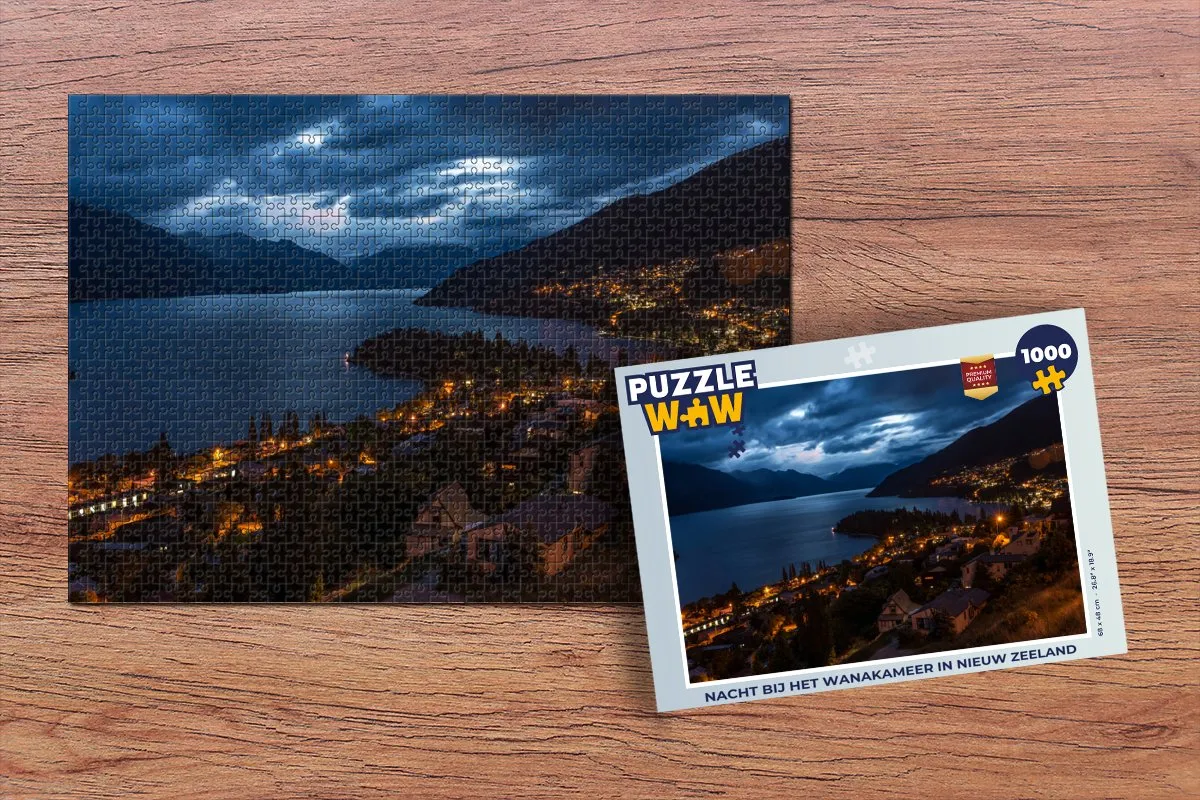 PuzzleWow Water - Lucht - Meer Legpuzzel 1000 Stuks - Multicolor