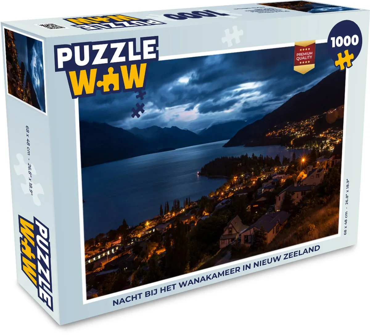 PuzzleWow Water - Lucht - Meer Legpuzzel 1000 Stuks - Multicolor