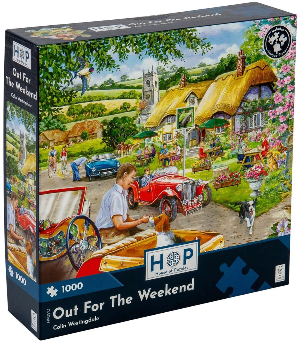 House Of Puzzles Out For The Weekend Legpuzzel 1000 Stuks - HP0510 - Multicolor
