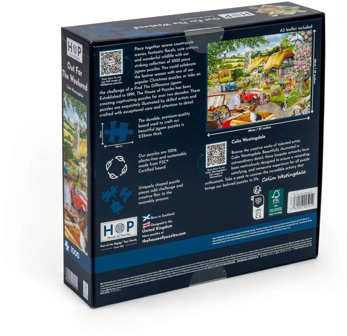 House Of Puzzles Out For The Weekend Legpuzzel 1000 Stuks - HP0510 - Multicolor