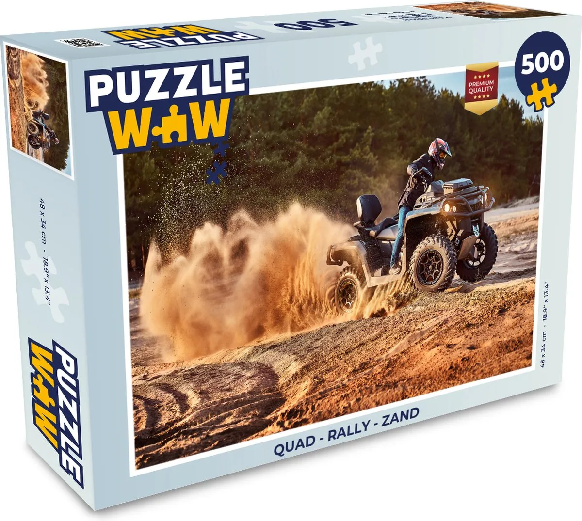 PuzzleWow Quad Rally Legpuzzel 500 Stuks