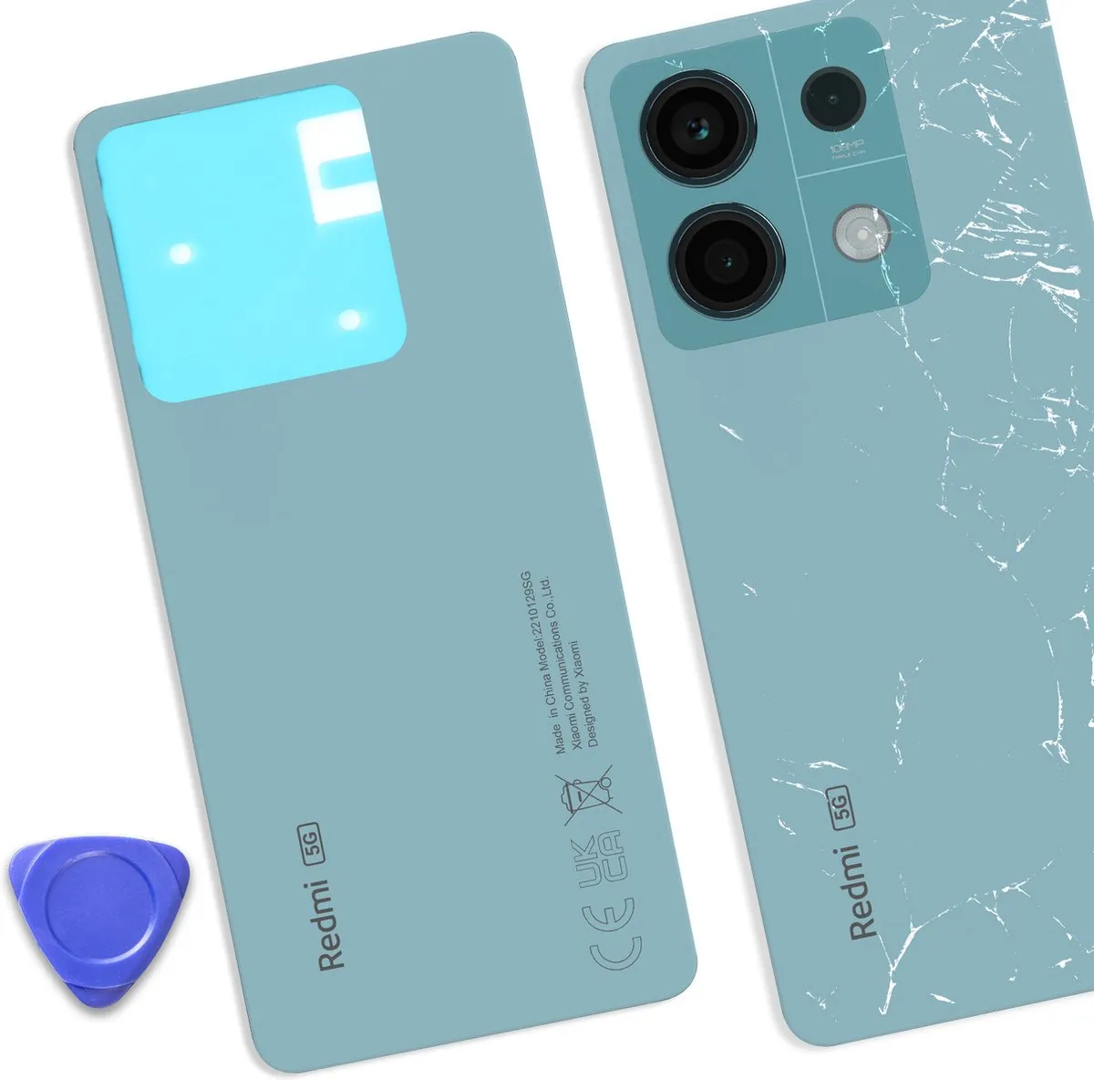 Xiaomi Redmi Note 13 5G Batterijdeksel - Blauw