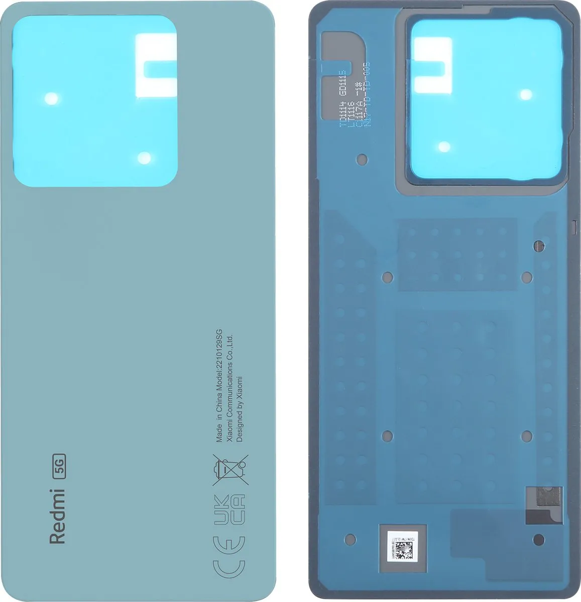 Xiaomi Redmi Note 13 5G Batterijdeksel - Blauw