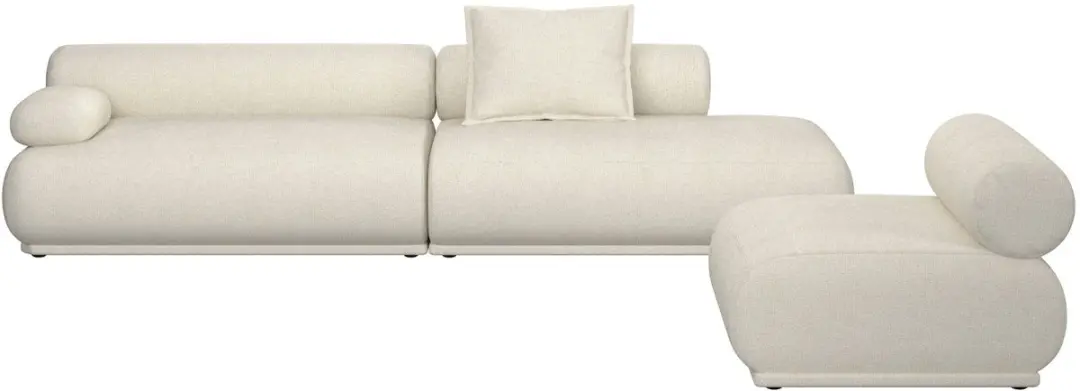Zuiver Rembrandt 4,5-zitsbank Links Beige - afbeelding 4 van 5