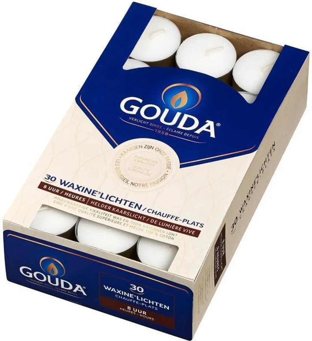 Gouda theelichten 8 branduren