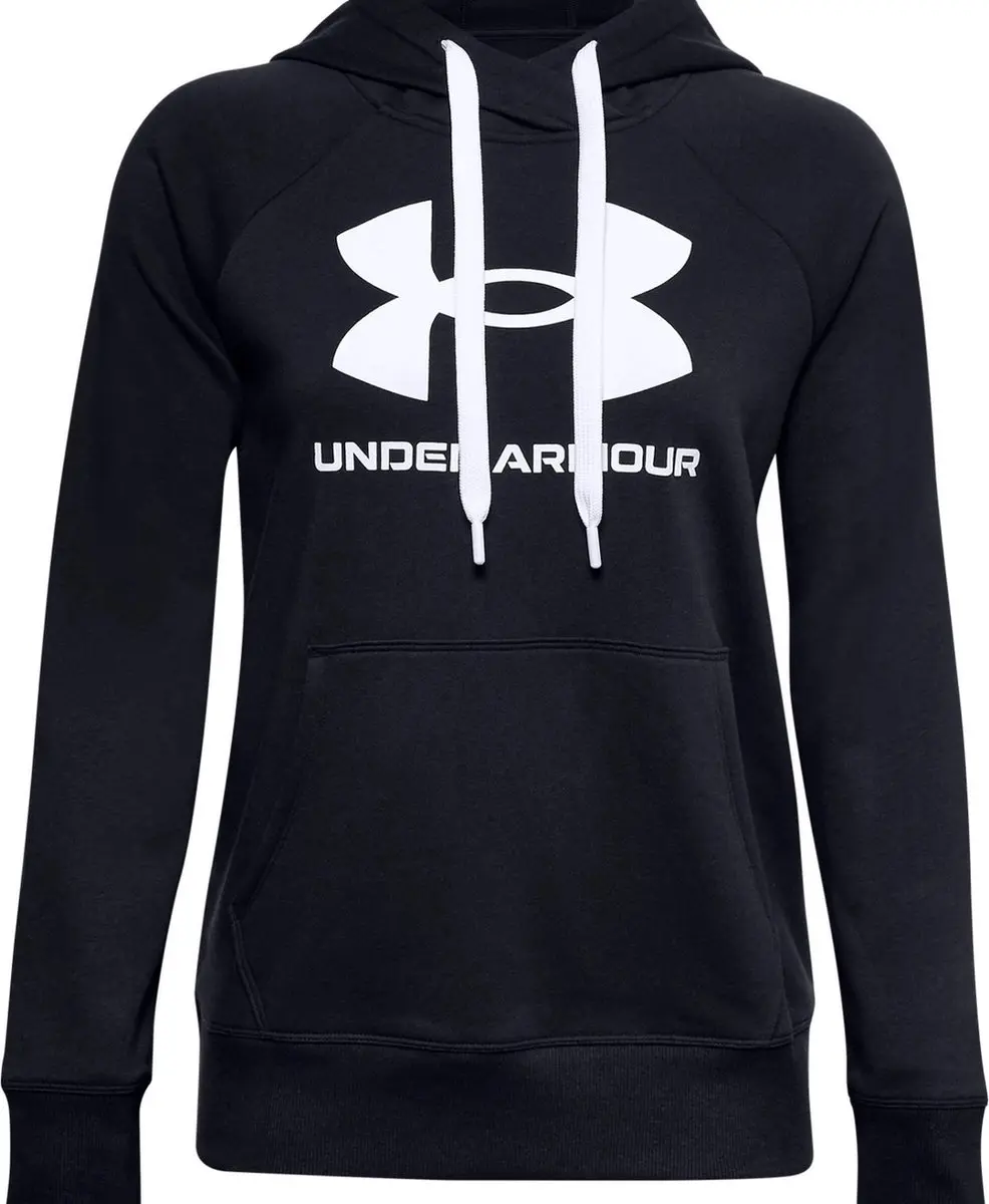 Under Armour Rival Fleece Dames Trui XL - Zwart - afbeelding 4 van 6