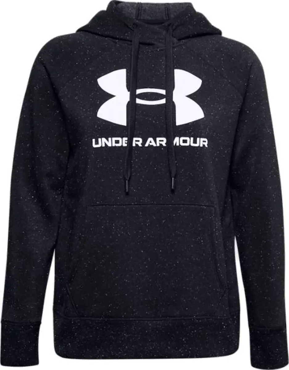 Under Armour Rival Fleece Dames Trui XL - Zwart - afbeelding 6 van 6