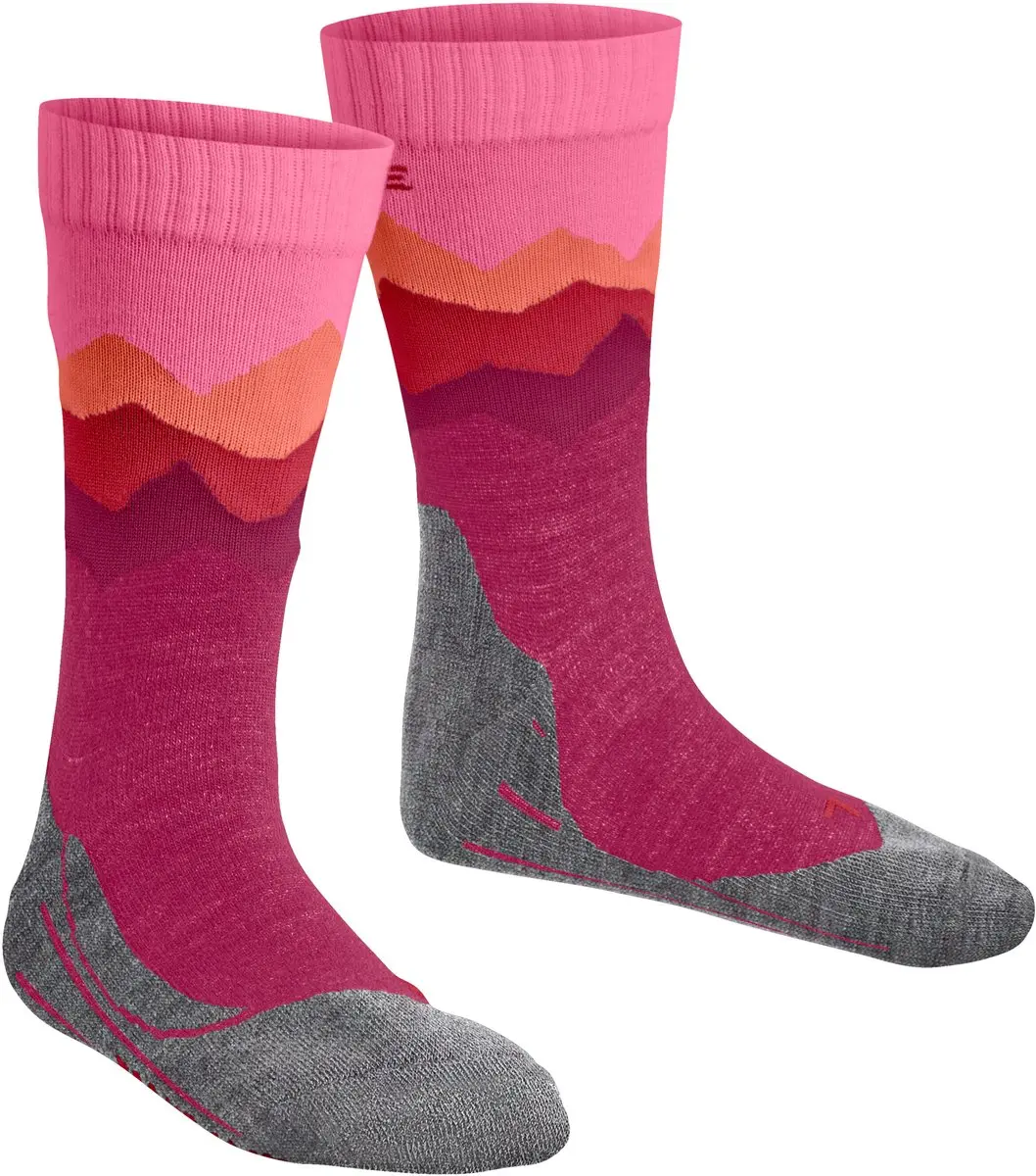 Falke TK2 Trend Kids Wandelsokken 31-34 - Rood - afbeelding 3 van 5