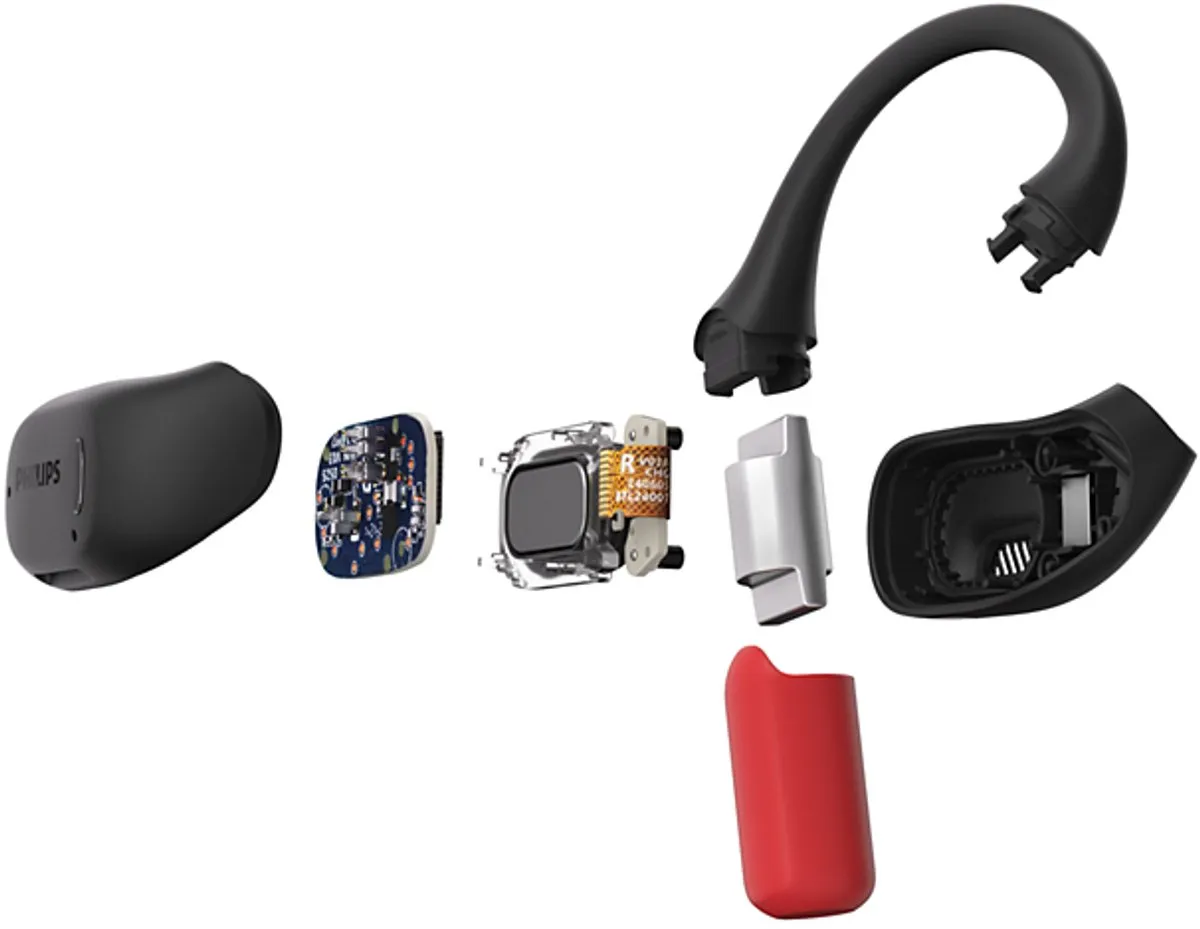 Philips TAA6709 Draadloze Open Ear Koptelefoon - IP55 - Multipoint - Zwart - afbeelding 2 van 6
