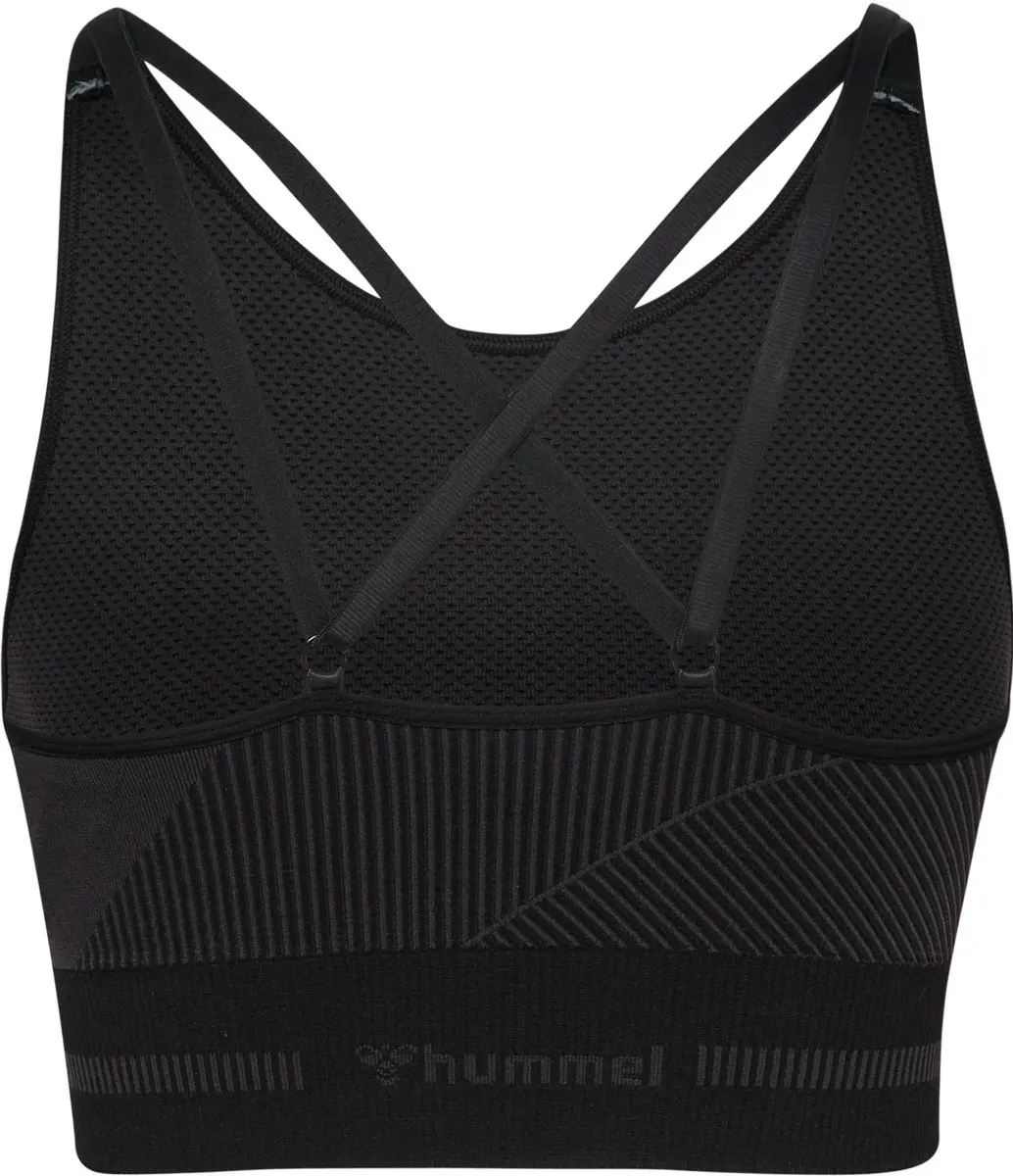 Hummel Unity Naadloze Beha - XS - Blackened Pearl - afbeelding 2 van 6