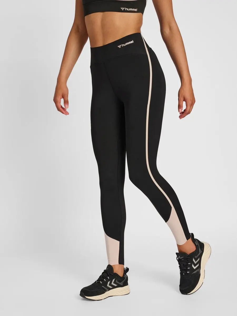 Hummel MT Riga Hoge Dames Legging - Zwart/Grijs - afbeelding 5 van 6