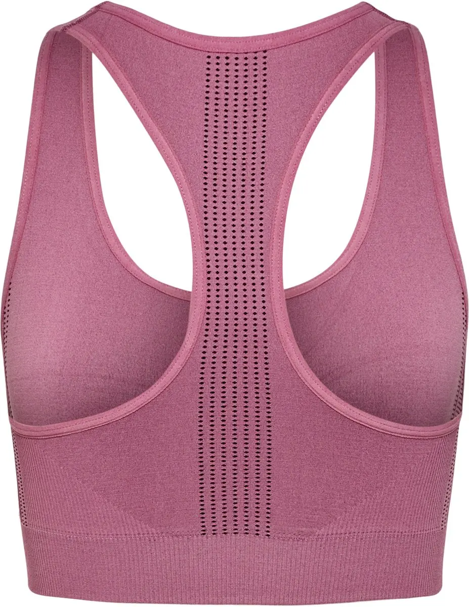 Hummel Shaping Naadloze Sportbeha - XS Heather Rose - afbeelding 2 van 6