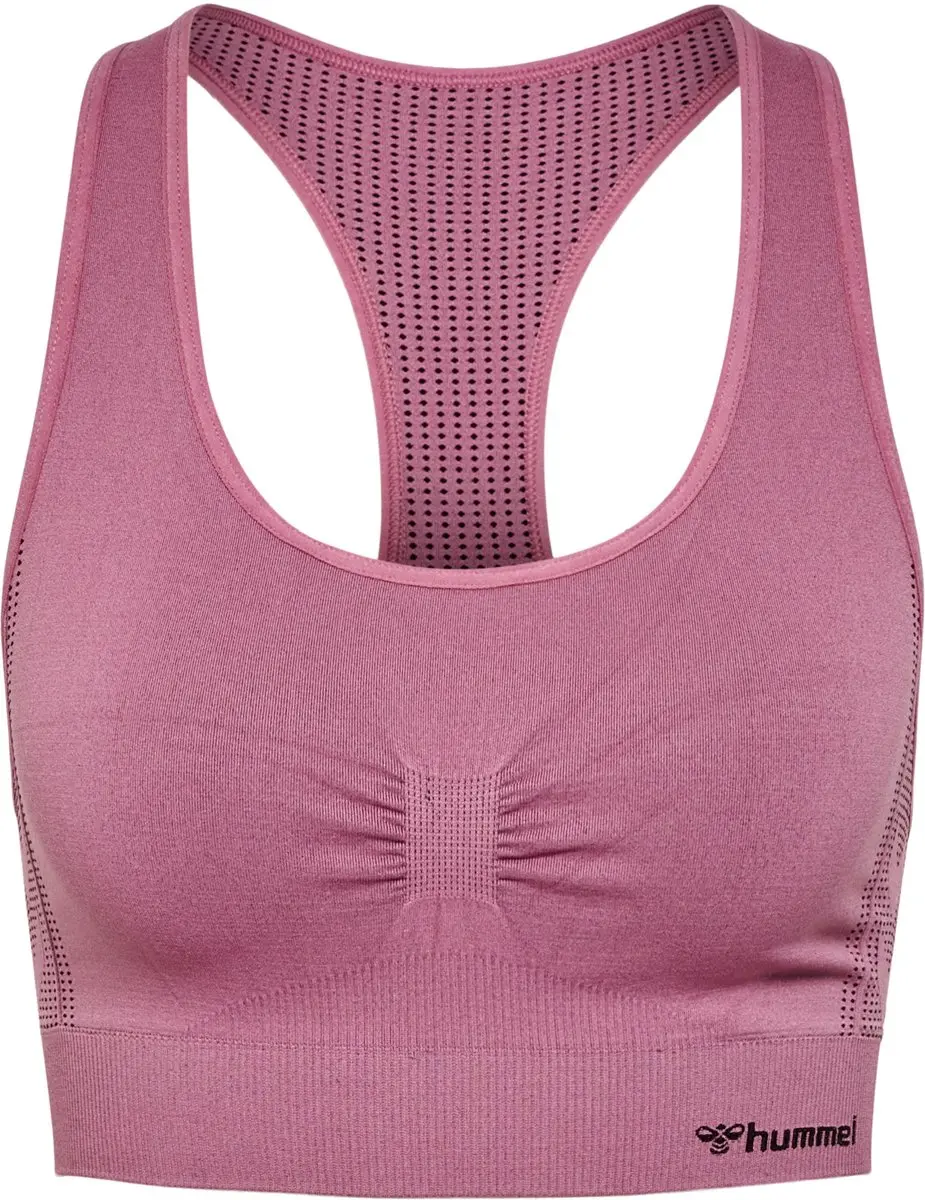Hummel Shaping Naadloze Sportbeha - XS Heather Rose - afbeelding 3 van 6