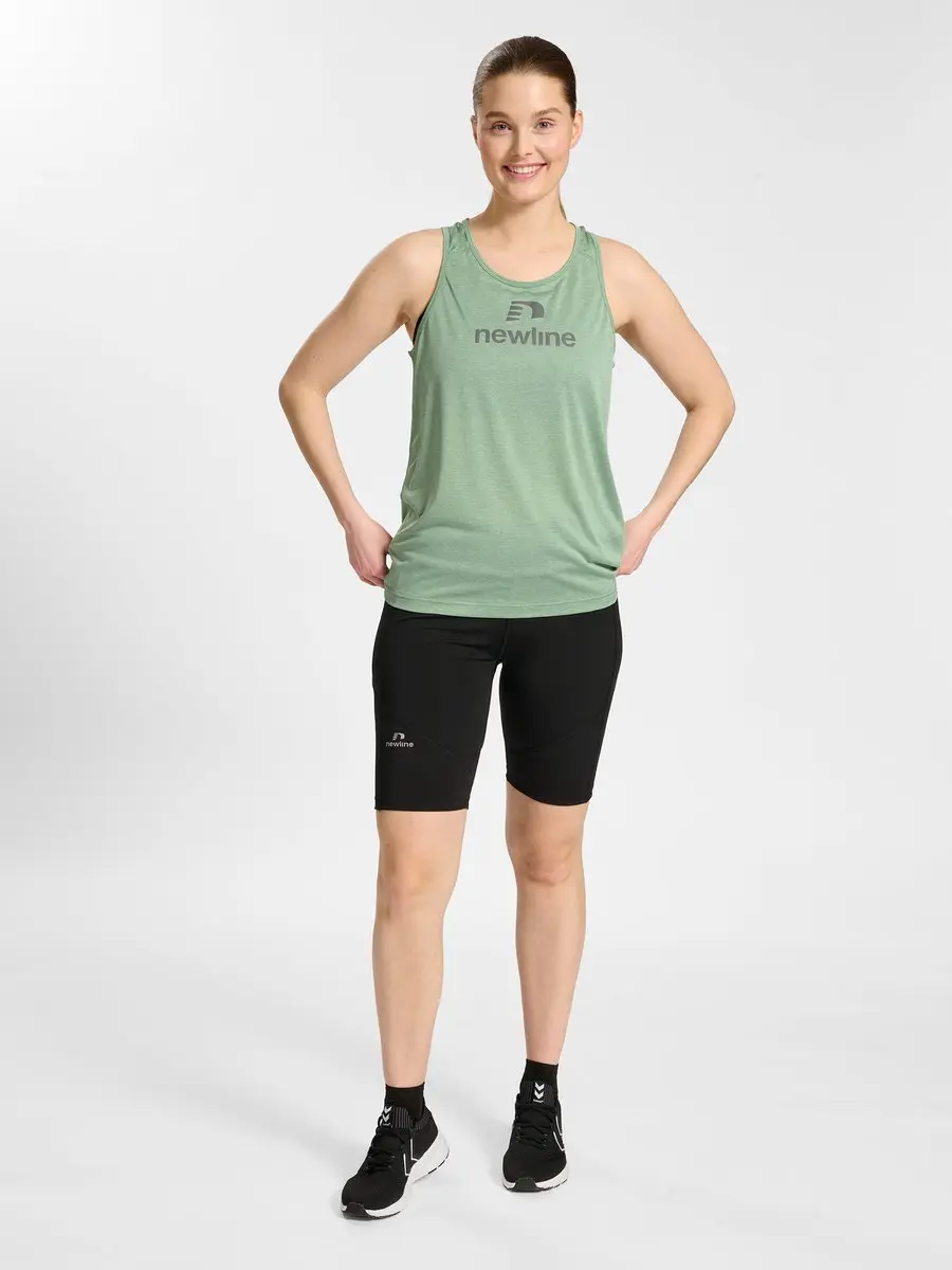 Newline Fontana Singlet - XS - Green Bay Melange - afbeelding 5 van 6