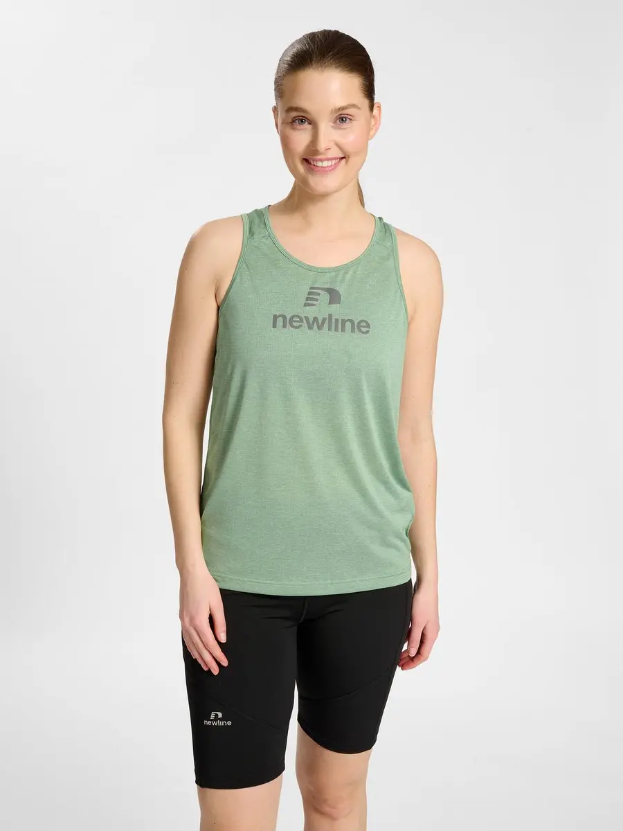 Newline Fontana Singlet - XS - Green Bay Melange - afbeelding 4 van 6