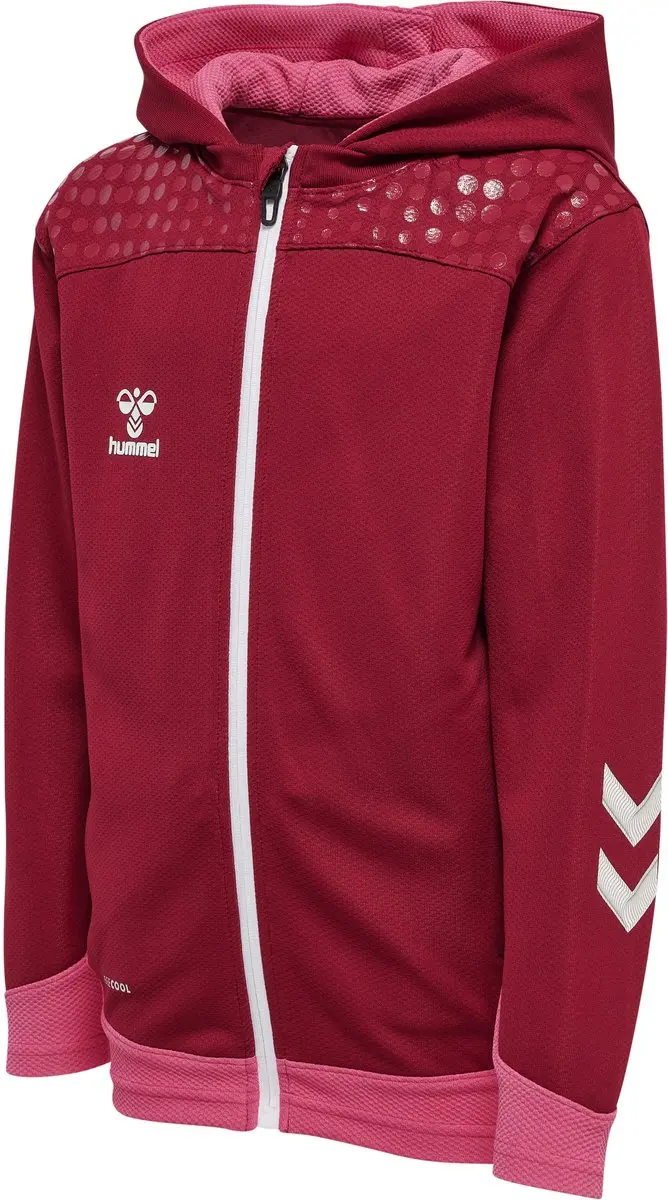 Hummel hmlLEAD Kinderhoodie - Biking Red - afbeelding 2 van 6