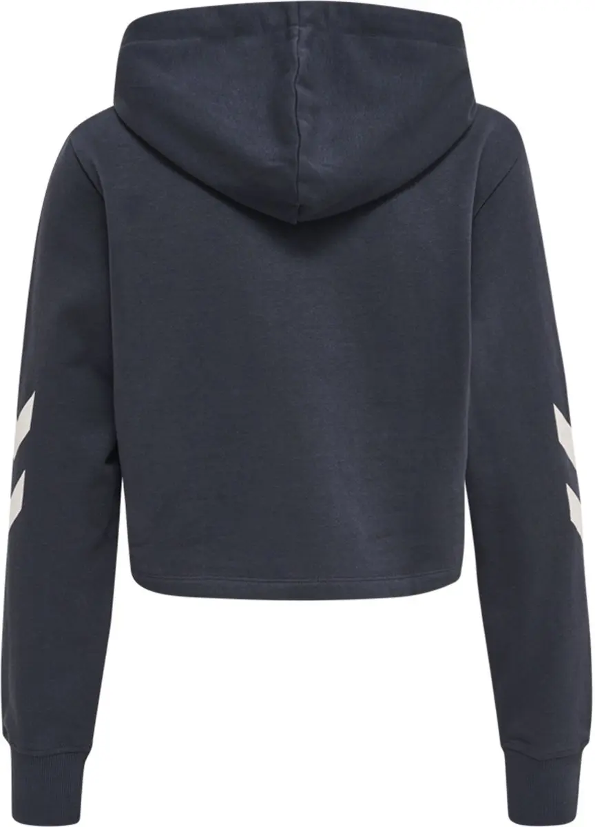 Hummel HmlLEGACY Cropped Hoodie - Blauw - afbeelding 3 van 6
