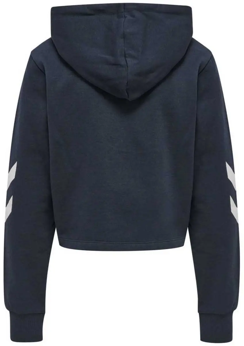 Hummel HmlLEGACY Cropped Hoodie - Blauw - afbeelding 5 van 6