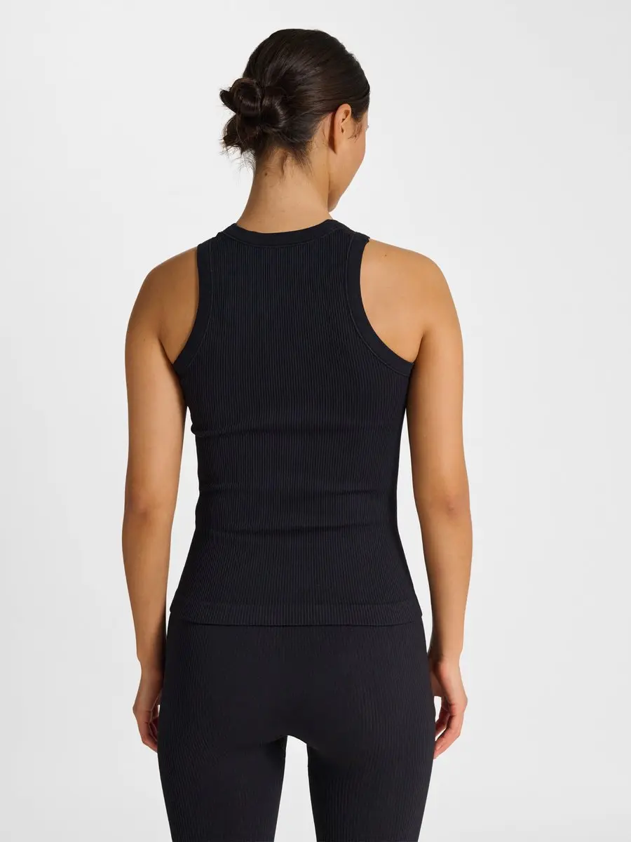 Hummel Pulse Seamless Rib Tanktop - Zwart M - afbeelding 6 van 6