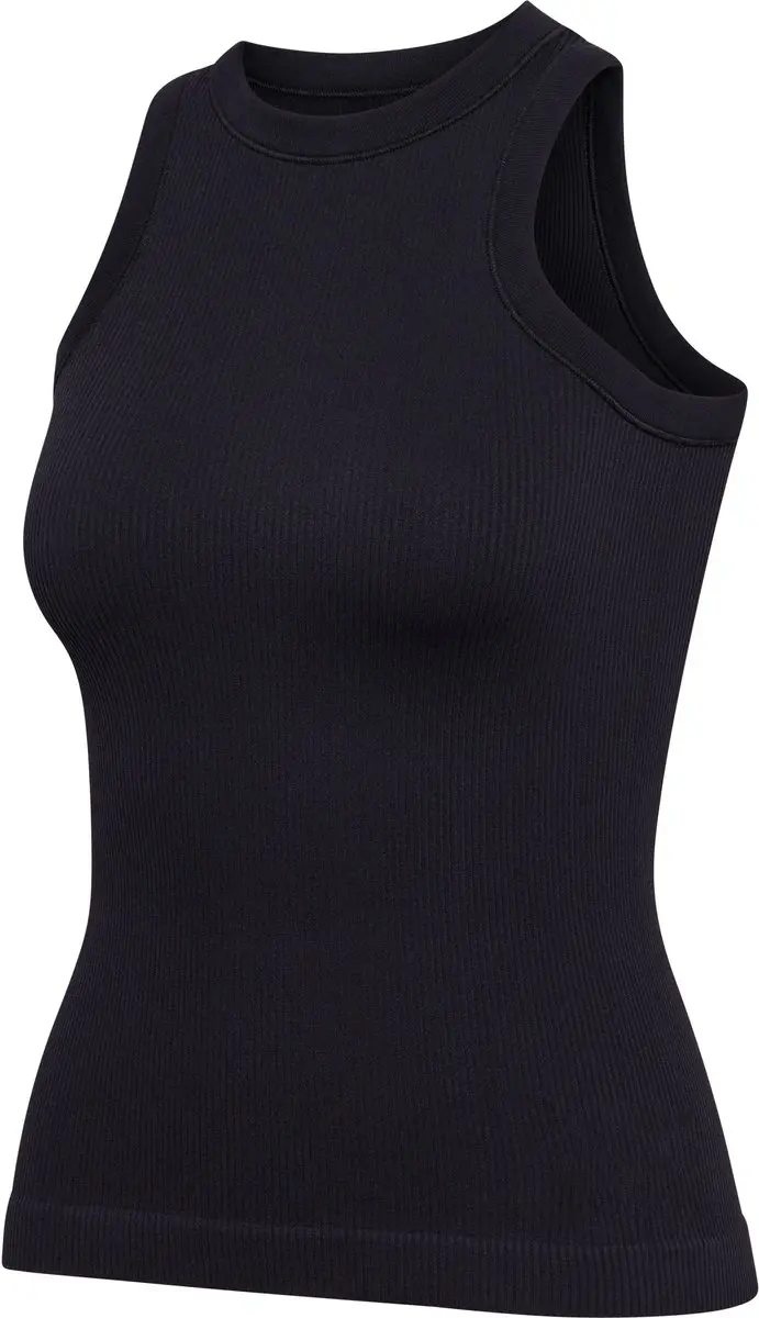 Hummel Pulse Seamless Rib Tanktop - Zwart M - afbeelding 2 van 6