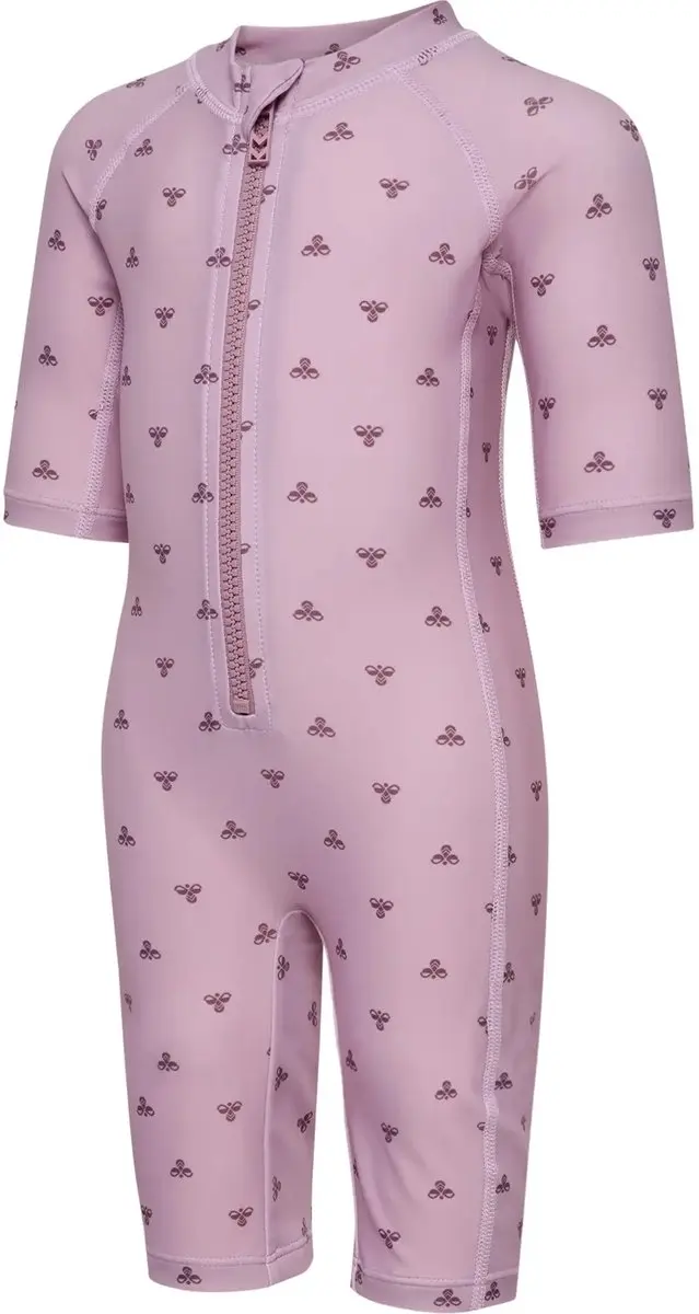 Hummel Bee AOP Zwemkleding 3/4 Meisjesbaby - 80 - Mauve Shadow - afbeelding 6 van 6