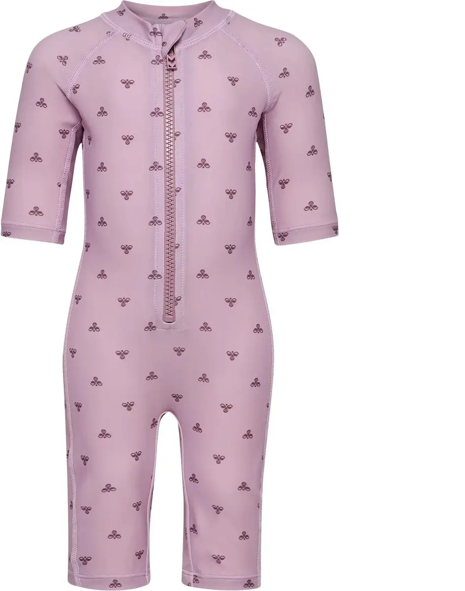 Hummel Bee AOP Zwemkleding 3/4 Meisjesbaby - 80 - Mauve Shadow - afbeelding 5 van 6