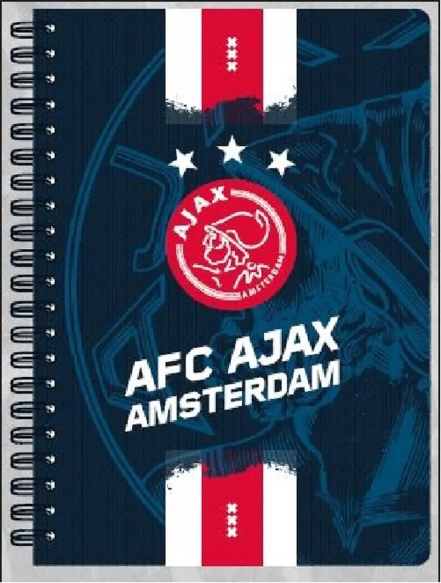 Ajax Notebook Spiraal Blauw