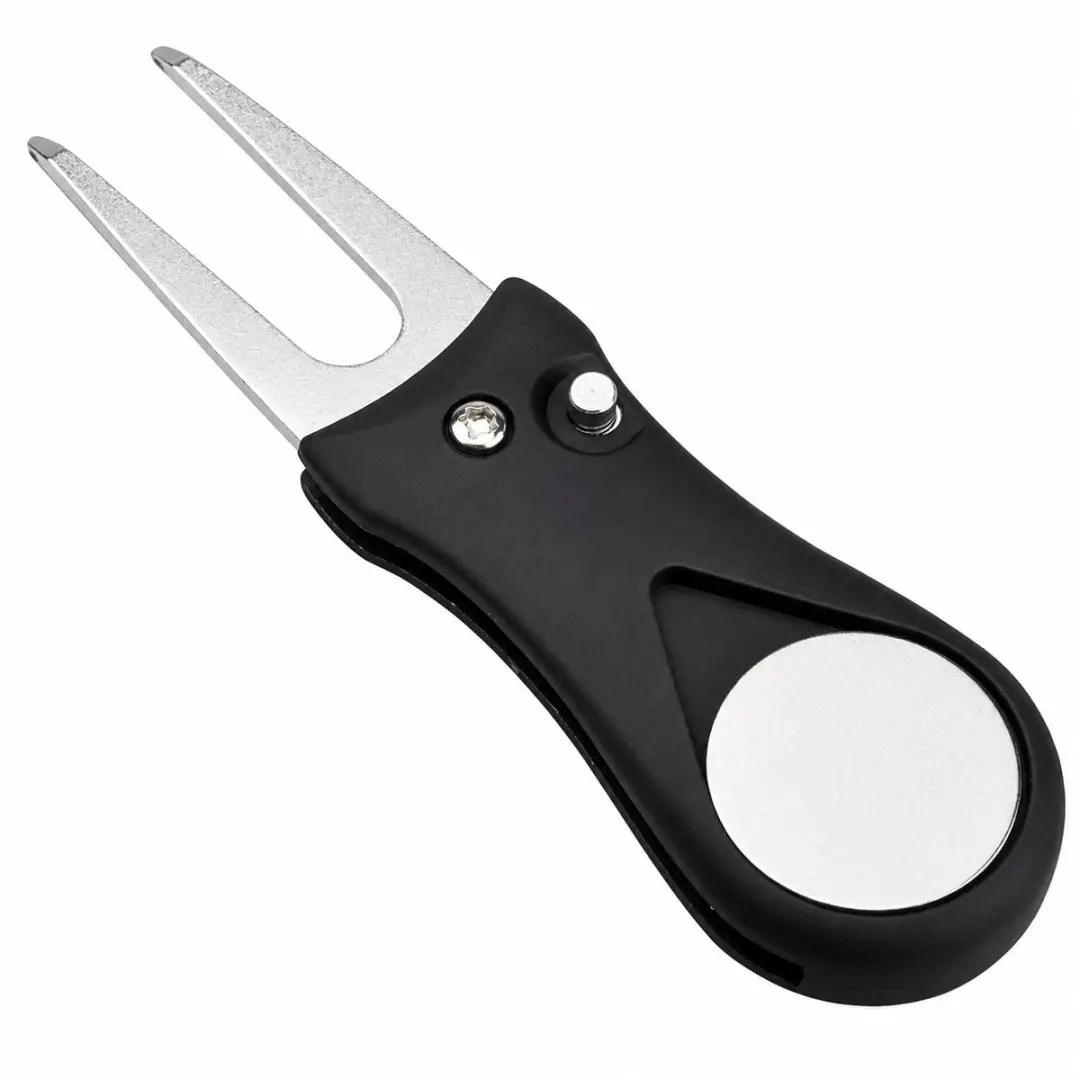 Zwart roestvrijstalen golf marker magnetisch green herstel gereedschap opklapbaa