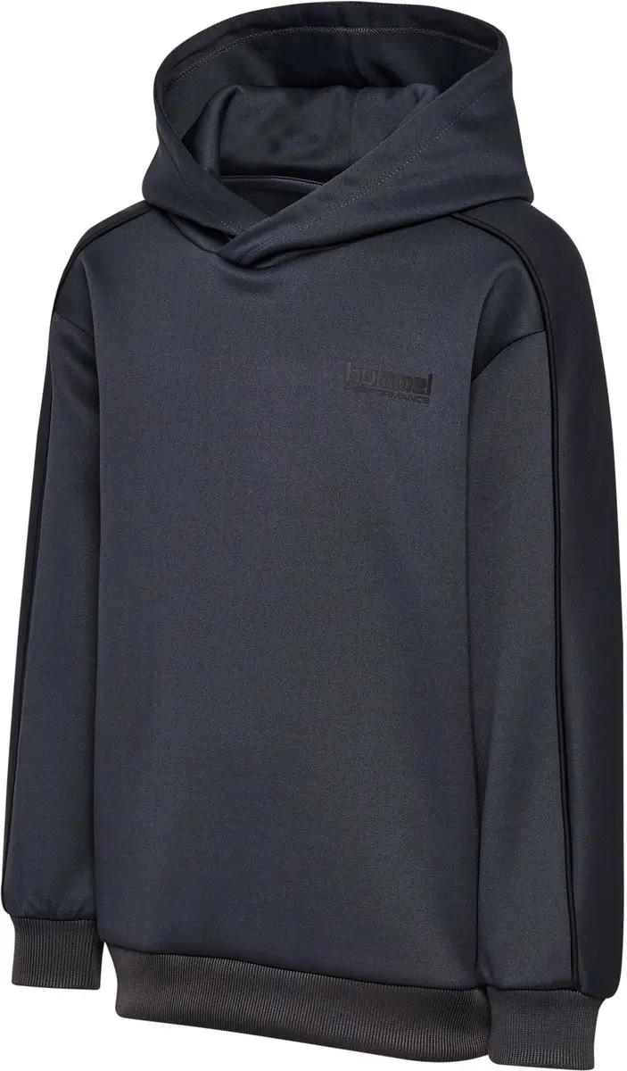 Hummel Interlock Junior Hoodie - EBONY - afbeelding 2 van 6