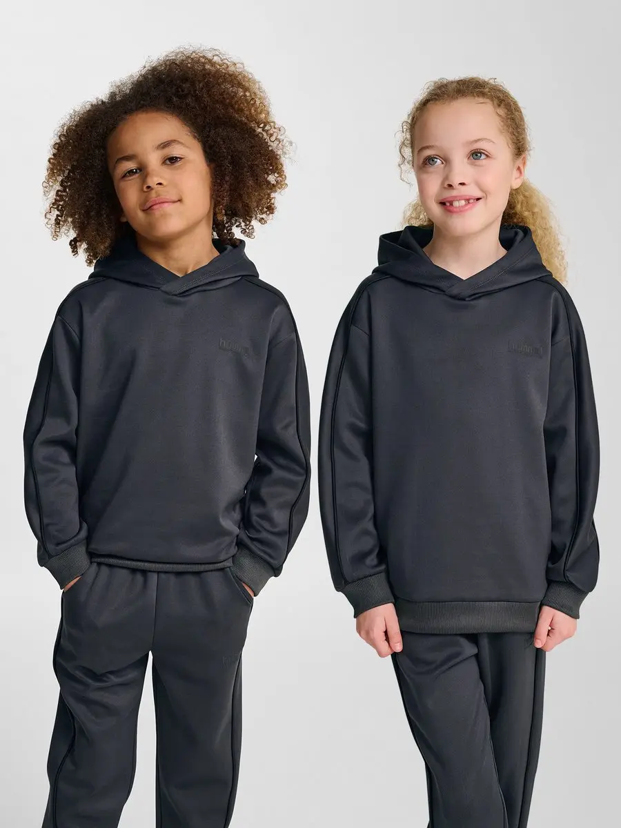 Hummel Interlock Junior Hoodie - EBONY - afbeelding 5 van 6
