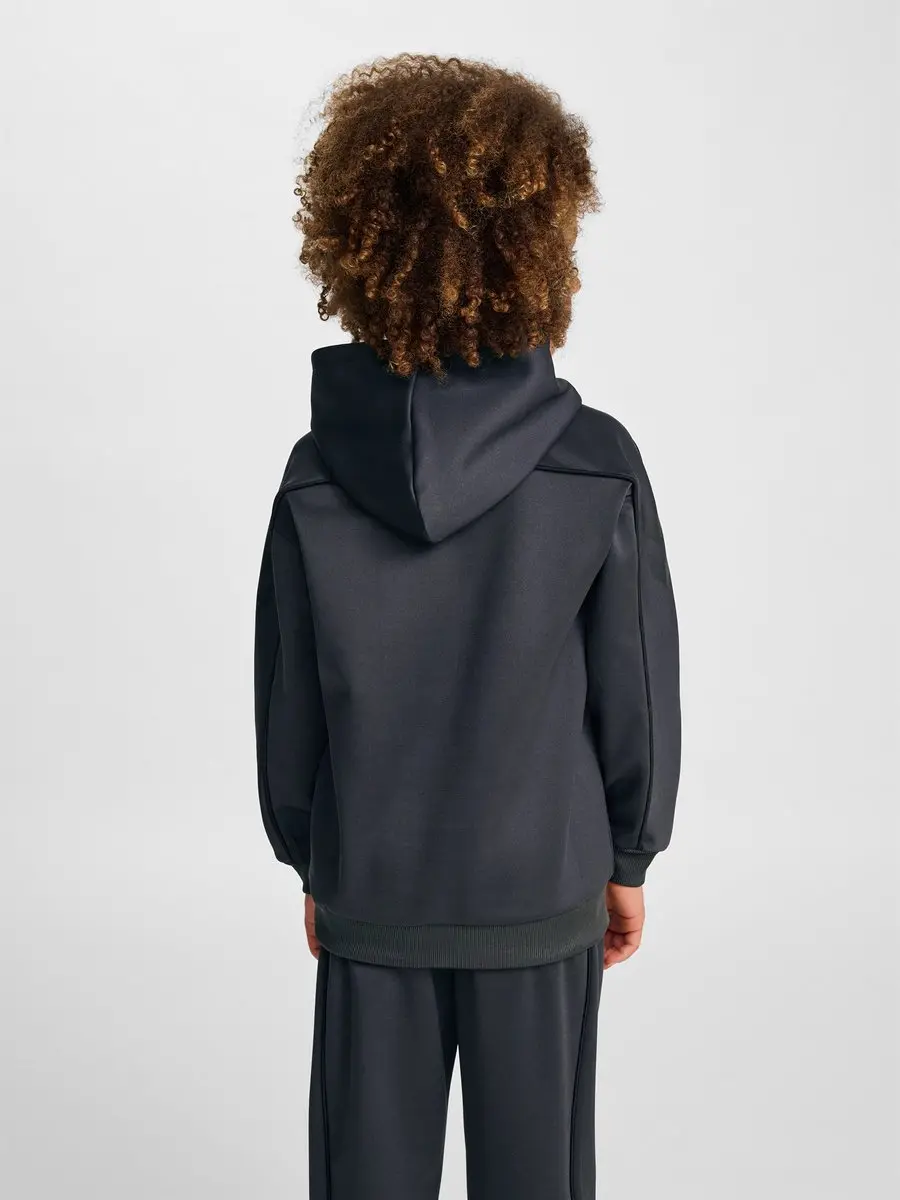 Hummel Interlock Junior Hoodie - EBONY - afbeelding 6 van 6
