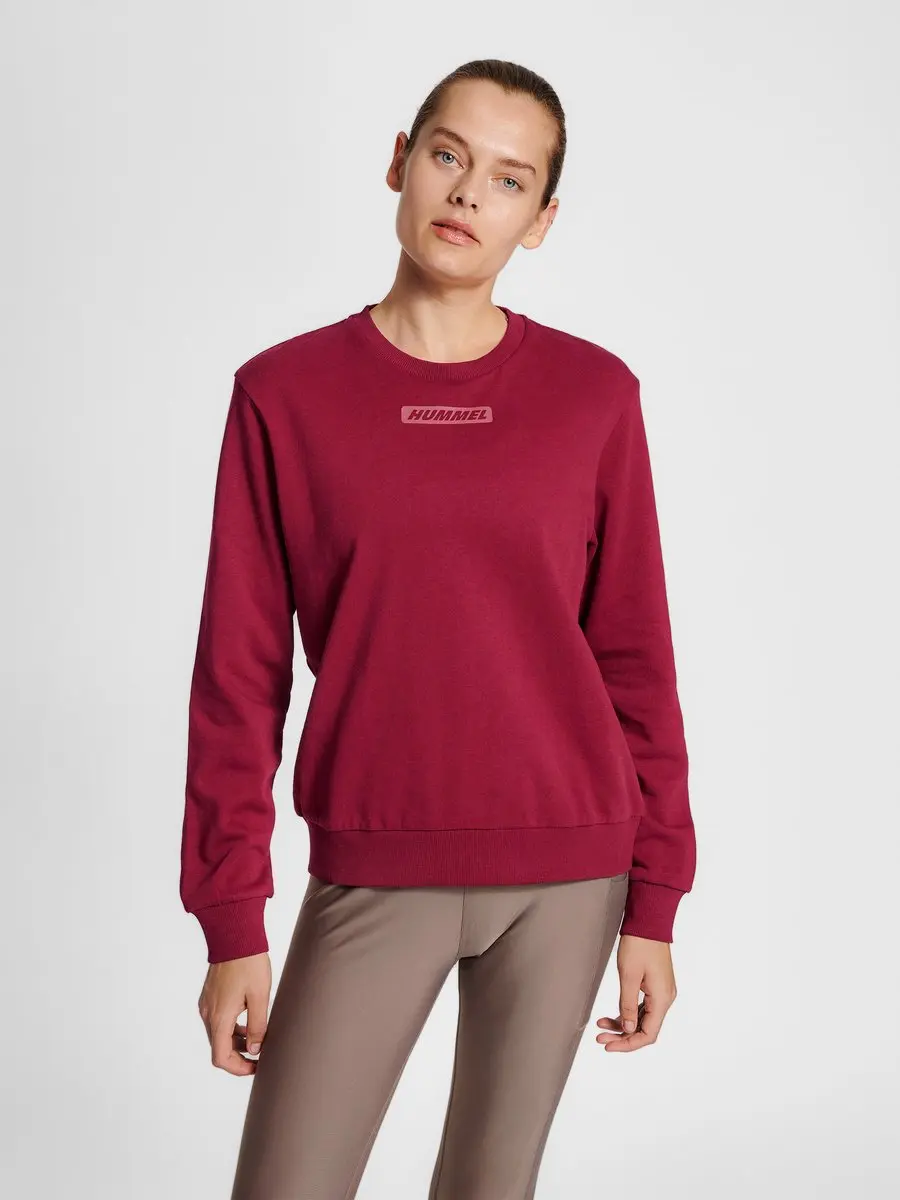 Hummel TE Element Sweatshirt - Dames - M - Cabernet - afbeelding 5 van 6