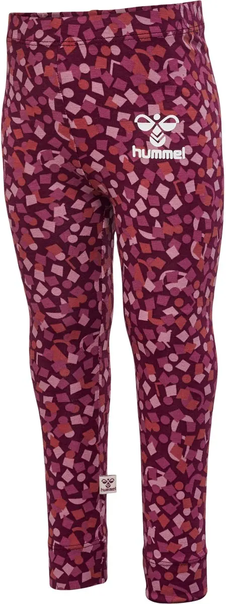 Hummel Confetti Legging - 92 - Windsor Wine - afbeelding 2 van 6