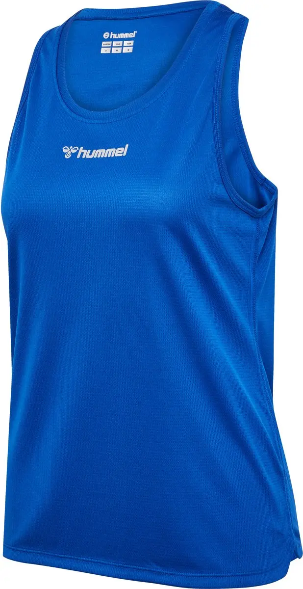 Hummel Hmlrun Singlet S/L Woman TRUE BLUE - afbeelding 2 van 6
