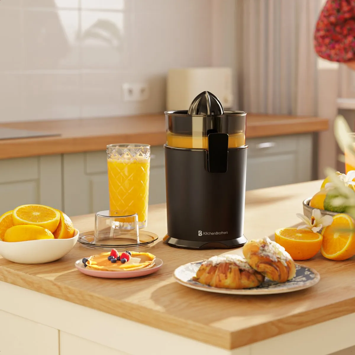 KitchenBrothers Citruspers KB1004178 - 0.5L - Zwart