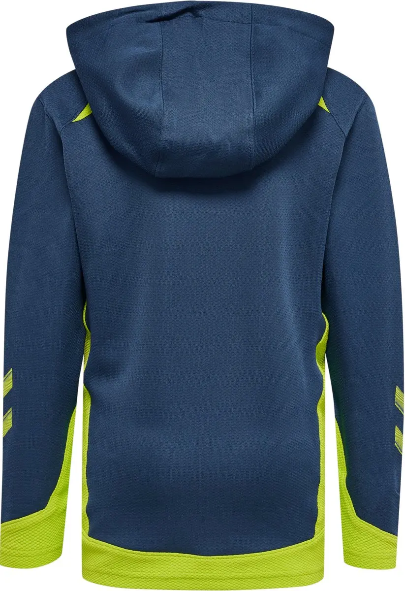 Hummel HMLLead Poly Hoodie Kids - DARK DENIM - afbeelding 3 van 6
