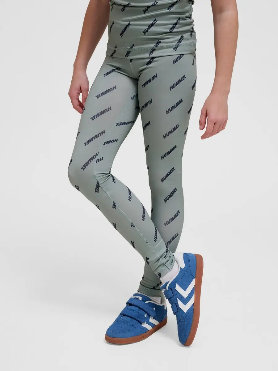 Hummel Silje Legging - 116 - Iceberg Green - afbeelding 5 van 6