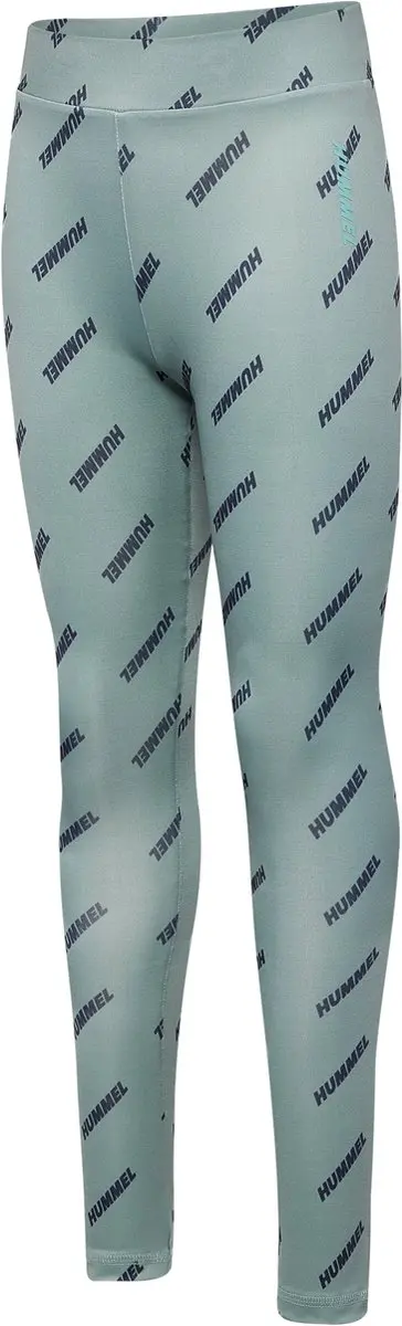 Hummel Silje Legging - 116 - Iceberg Green - afbeelding 2 van 6