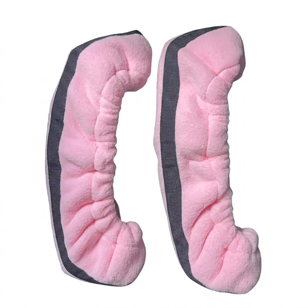 Roze schaatsbeschermers maat M dames heren