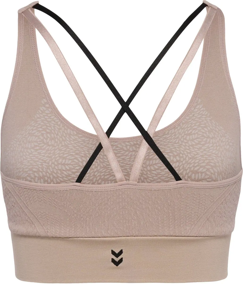 Hummel MT Flow Naadloze Sportbeha - XS - Chateau Gray - afbeelding 2 van 6