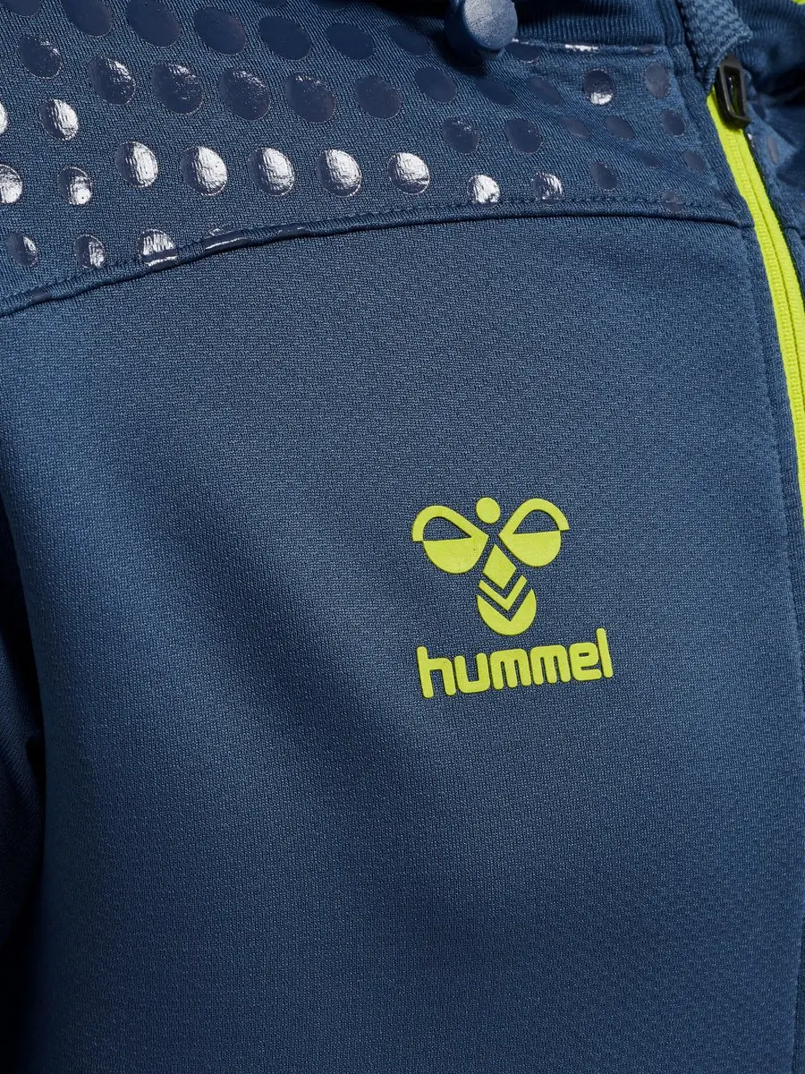 Hummel hmlLEAD Zip Poly Hoodie - DARK DENIM - afbeelding 4 van 6