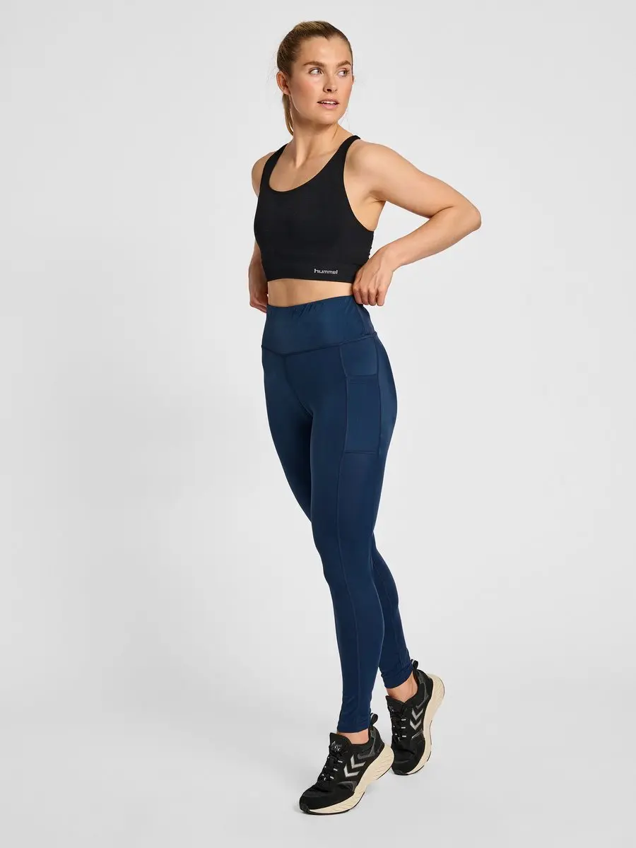 Hummel TE Tola Hoge Dames Legging - XS - Insignia Blue - afbeelding 6 van 6