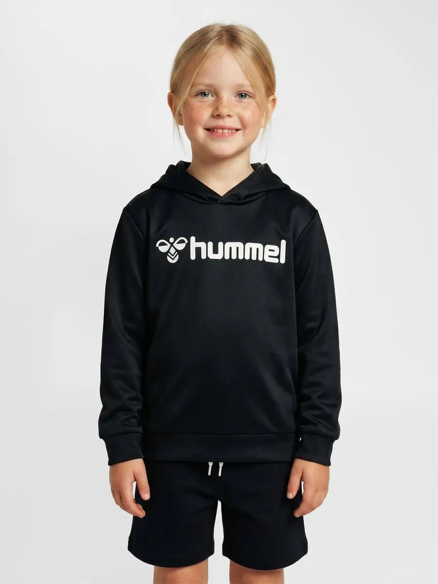 Hummel HmlLOGO Hoodie Kids - 164 - Zwart - afbeelding 5 van 6