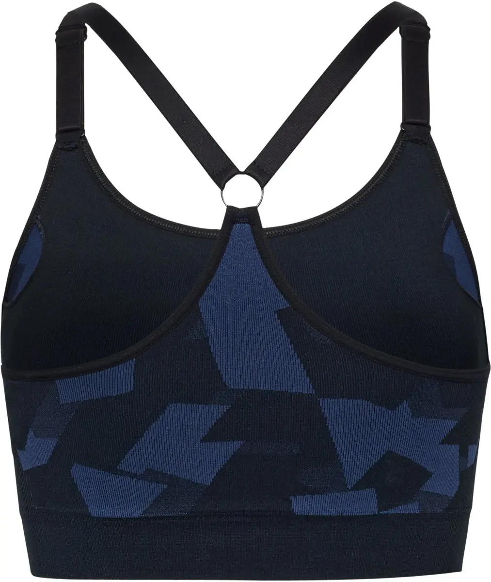 Hummel Combine Seamless Padded Bra - S - Indigo Melange - afbeelding 2 van 6