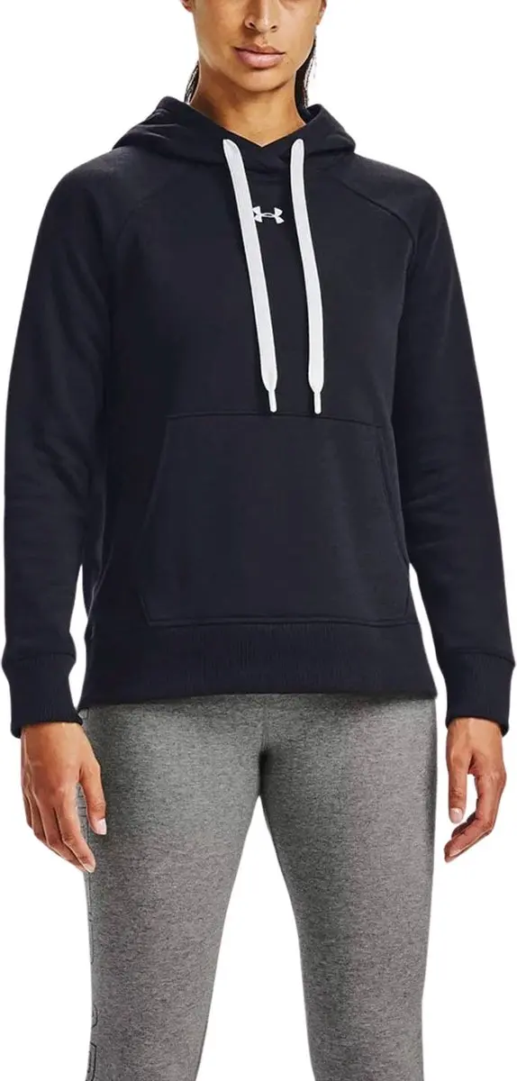 Under Armour Rival Fleece Dames Trui Zwart S - afbeelding 6 van 6
