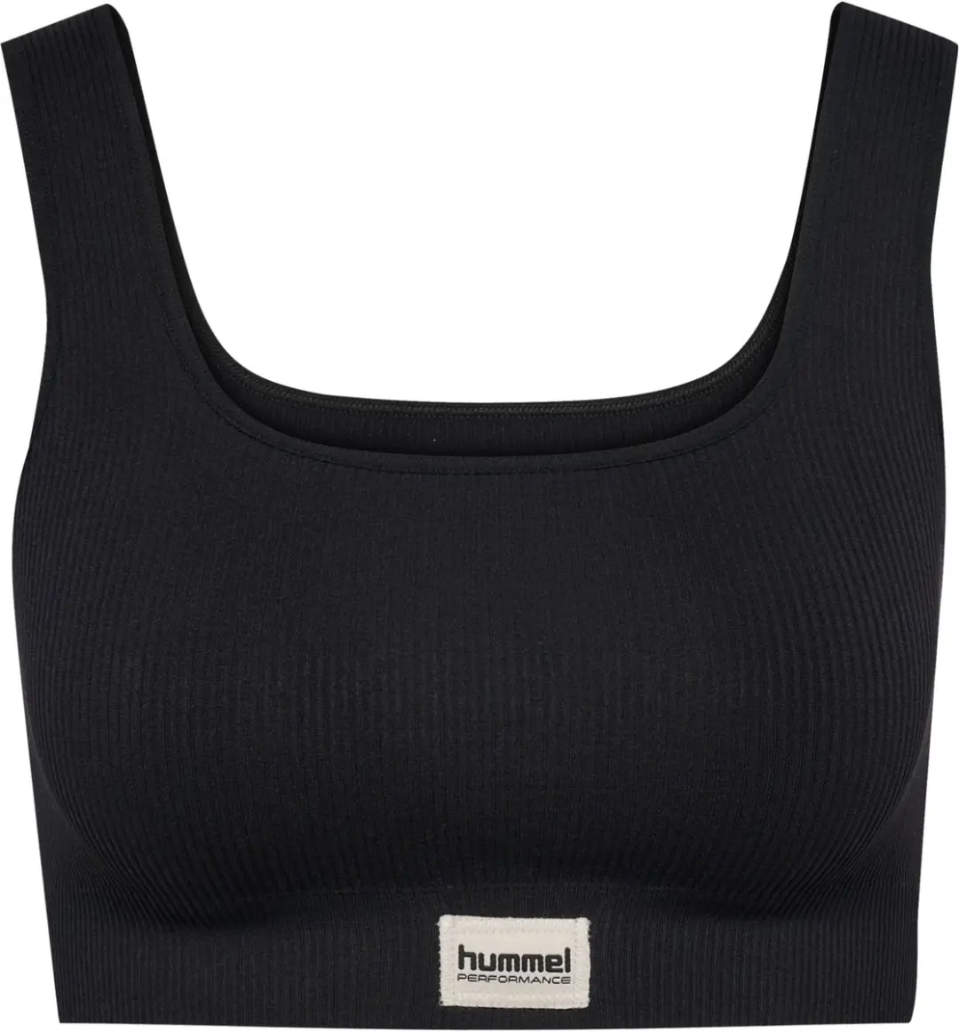 Hummel Pulse Seamless Rib Bra - Zwart - afbeelding 3 van 6