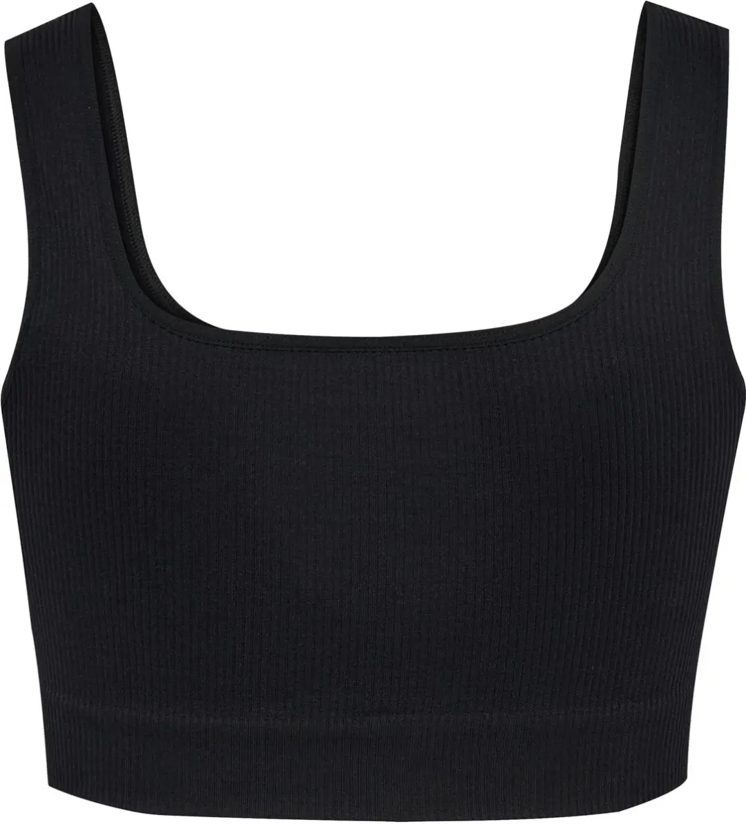 Hummel Pulse Seamless Rib Bra - Zwart - afbeelding 2 van 6