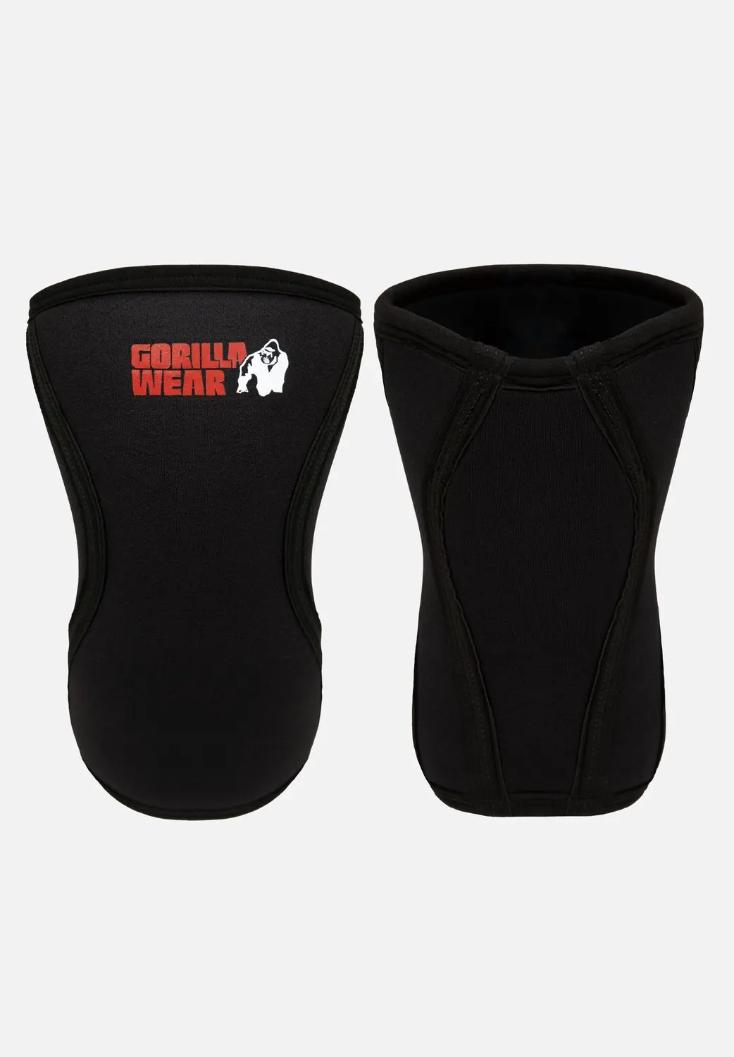 Gorilla Wear 5MM Premium Knie Sleeves M - Zwart - afbeelding 5 van 6