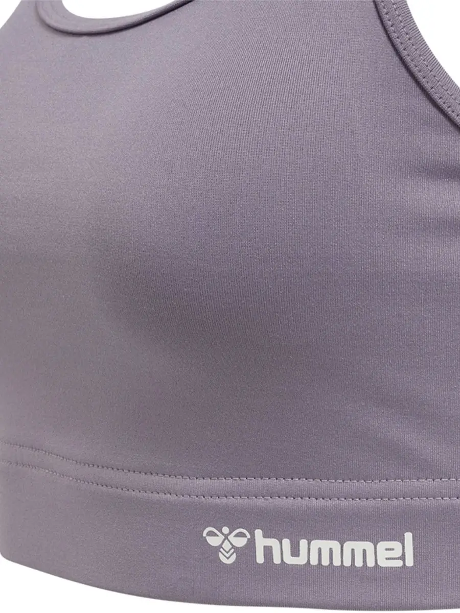 Hummel MT Chipo Gewatteerde Sportbeha - XS - Minimal Gray - afbeelding 4 van 6