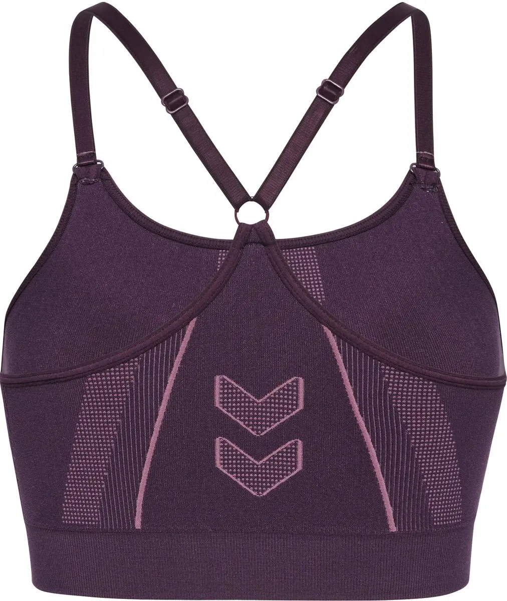 Hummel hmlMT Power Seamless Sports Bra - Plum Perfect - afbeelding 2 van 6